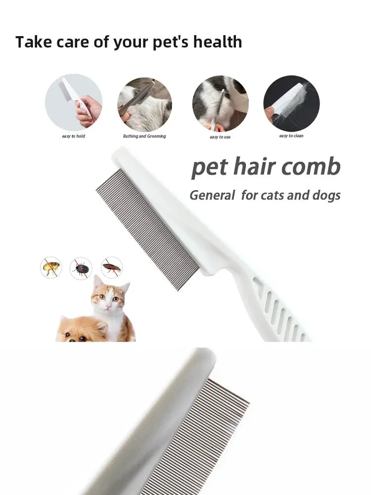 Stainless Steel Flea Comb for Dogs & Cats